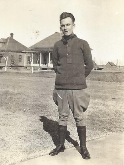 O.K. Farrell in Waynoka, OK 1918