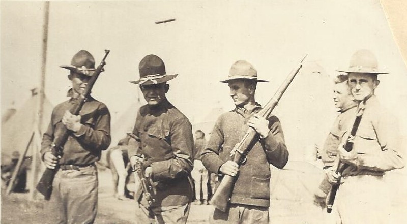 Soldiers training at Camp Bowie, Fort Worth